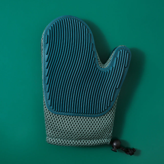 Massagehandskar för Husdjur – Effektiv hårborttagning & skön massage!