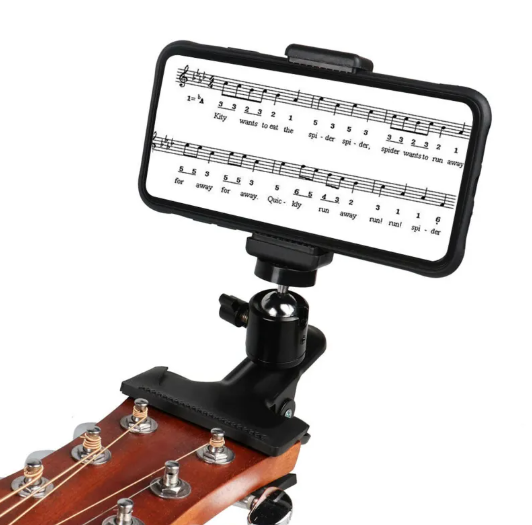 Smart Mobilhållare för Gitarr – Din digitala spelkompis!