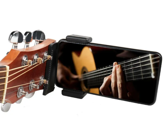 Smart Mobilhållare för Gitarr – Din digitala spelkompis!