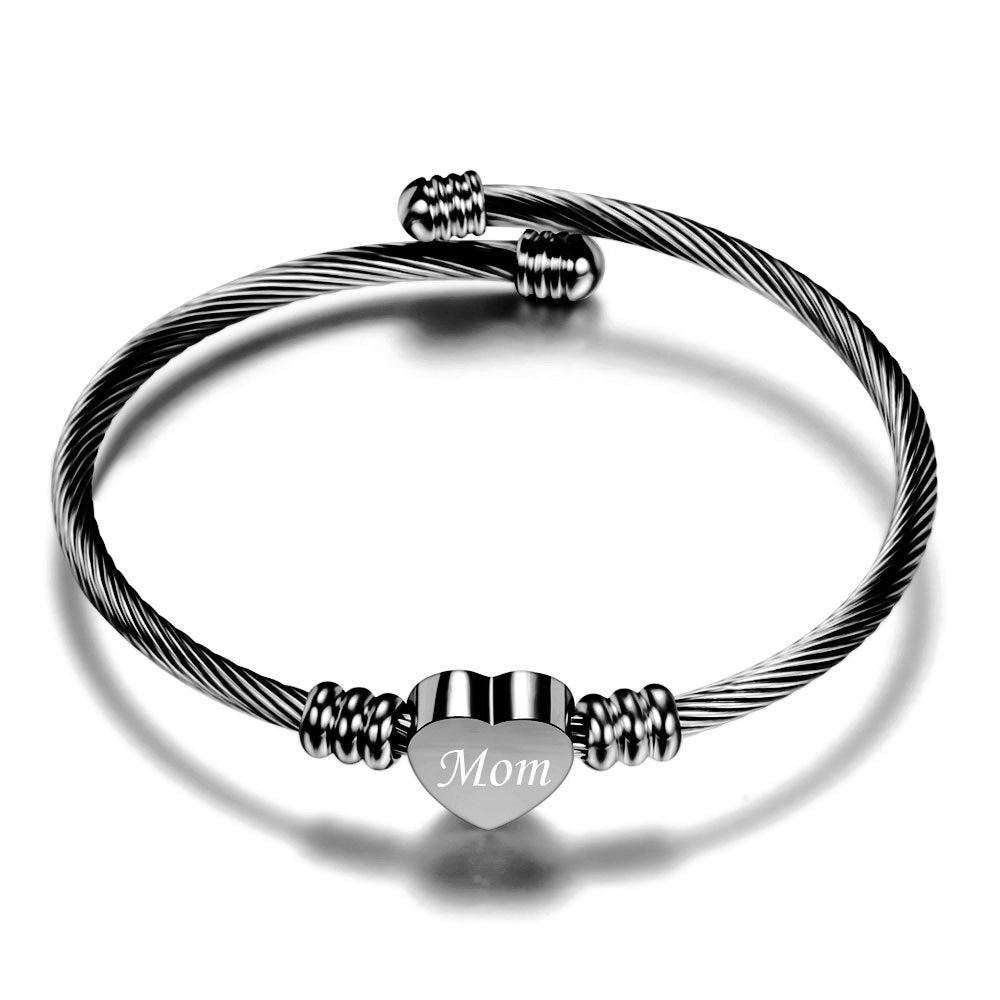 Elegant Flätat Armband i Rostfritt Stål – Den perfekta gåvan till mamma!