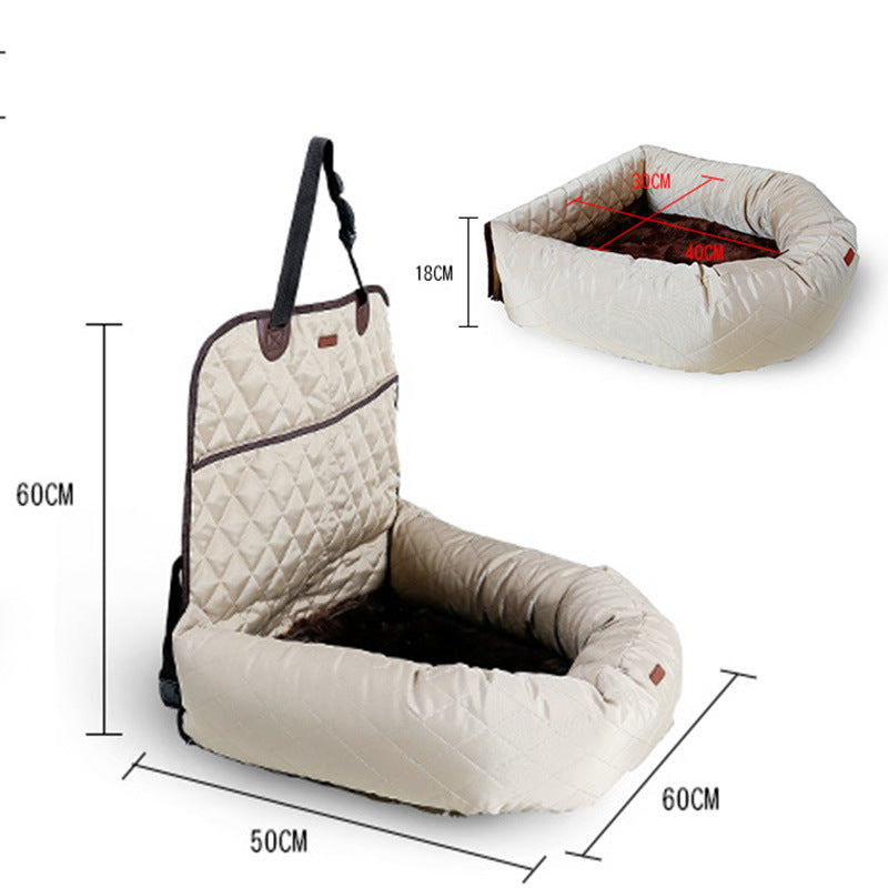 Premium Bilbädd för Hund – Lyxig komfort & skydd för din bil!