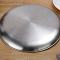 Rostfri Serveringstallrik 20 cm – Elegant koreansk design för grill & fest!