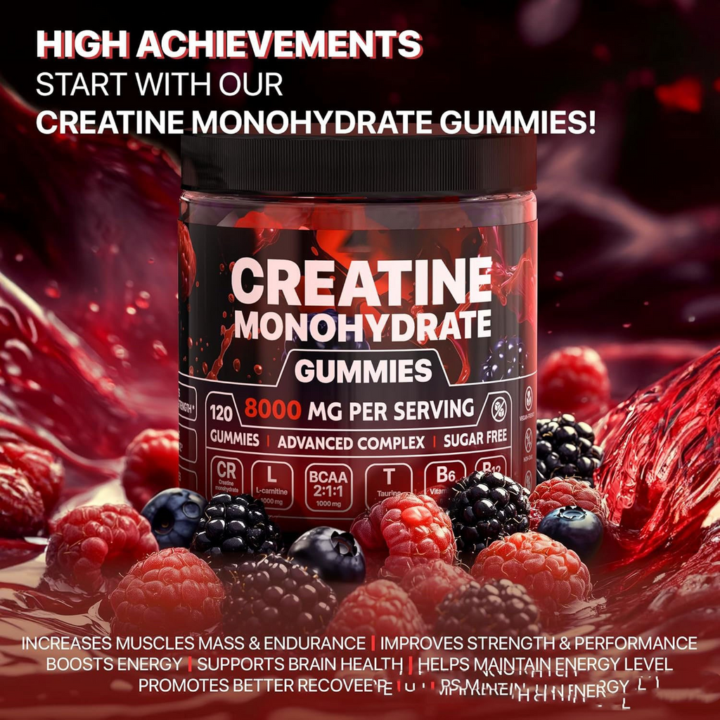 Smart Kreatin-Gummies (60 st) – Boosta din träning enkelt!