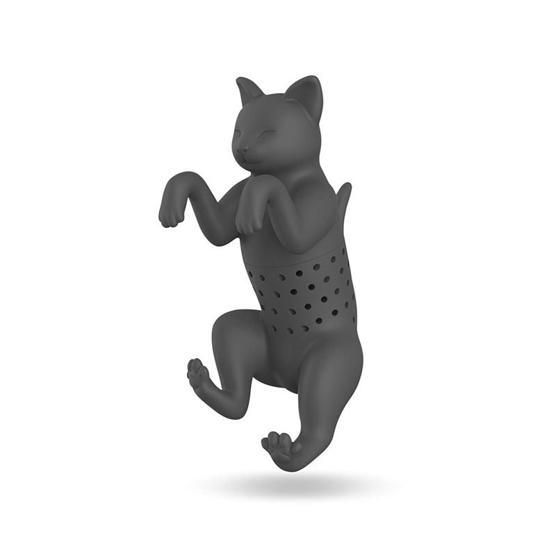 Charmig Katt-tesil i Silikon – Den perfekta kompisen för din te-stund!